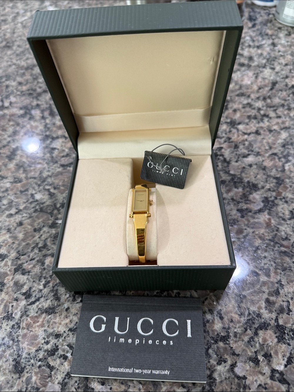 Gucci Women's Gold-Tone Bracelet Watch